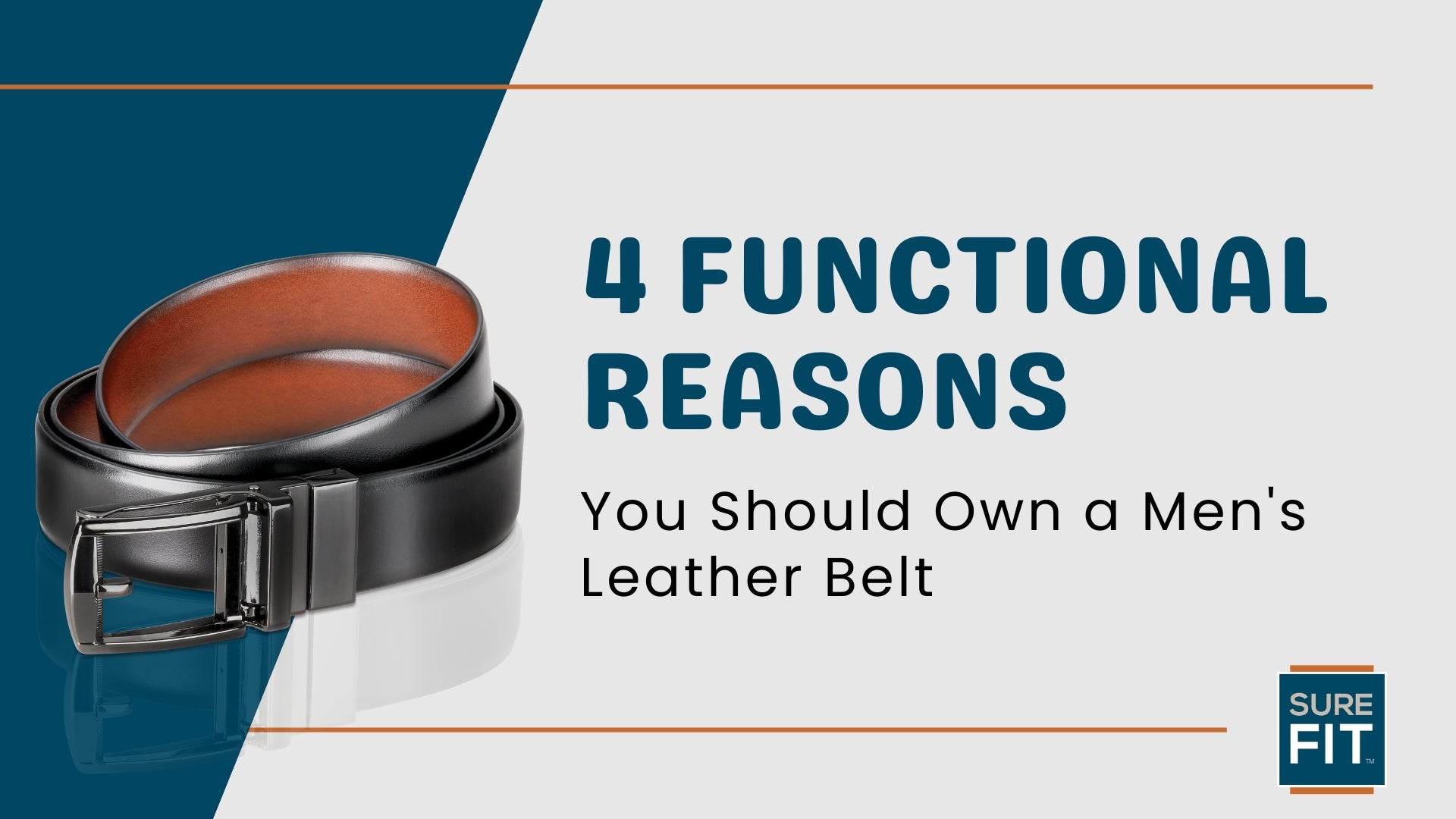 4 Functional Reasons You Should Own a Men's Leather Belt