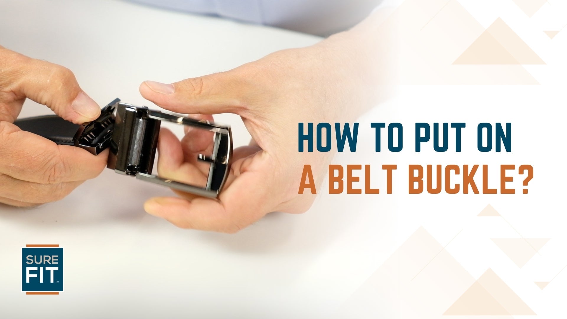 How to Put on an Adjustable Belt Buckle?